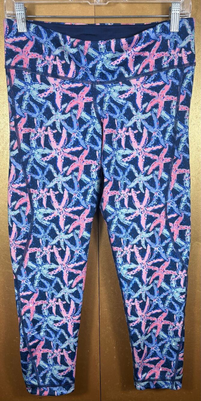Vineyard Vines starfish print performance leggings size M